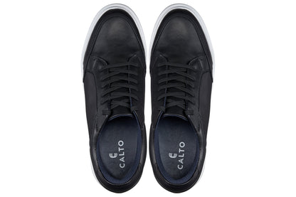 J1562 - 2.6 Inches Taller (Black) - Men's Sneakers