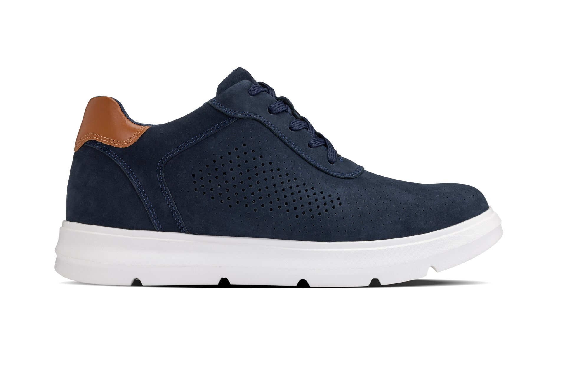 J1582  - 2.6 Inches Taller (Nubuck Navy) - Lightweight Casual Men's Walker Shoes