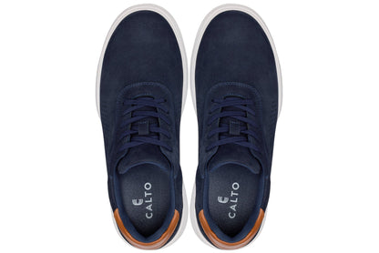 J1582  - 2.6 Inches Taller (Nubuck Navy) - Lightweight Casual Men's Walker Shoes