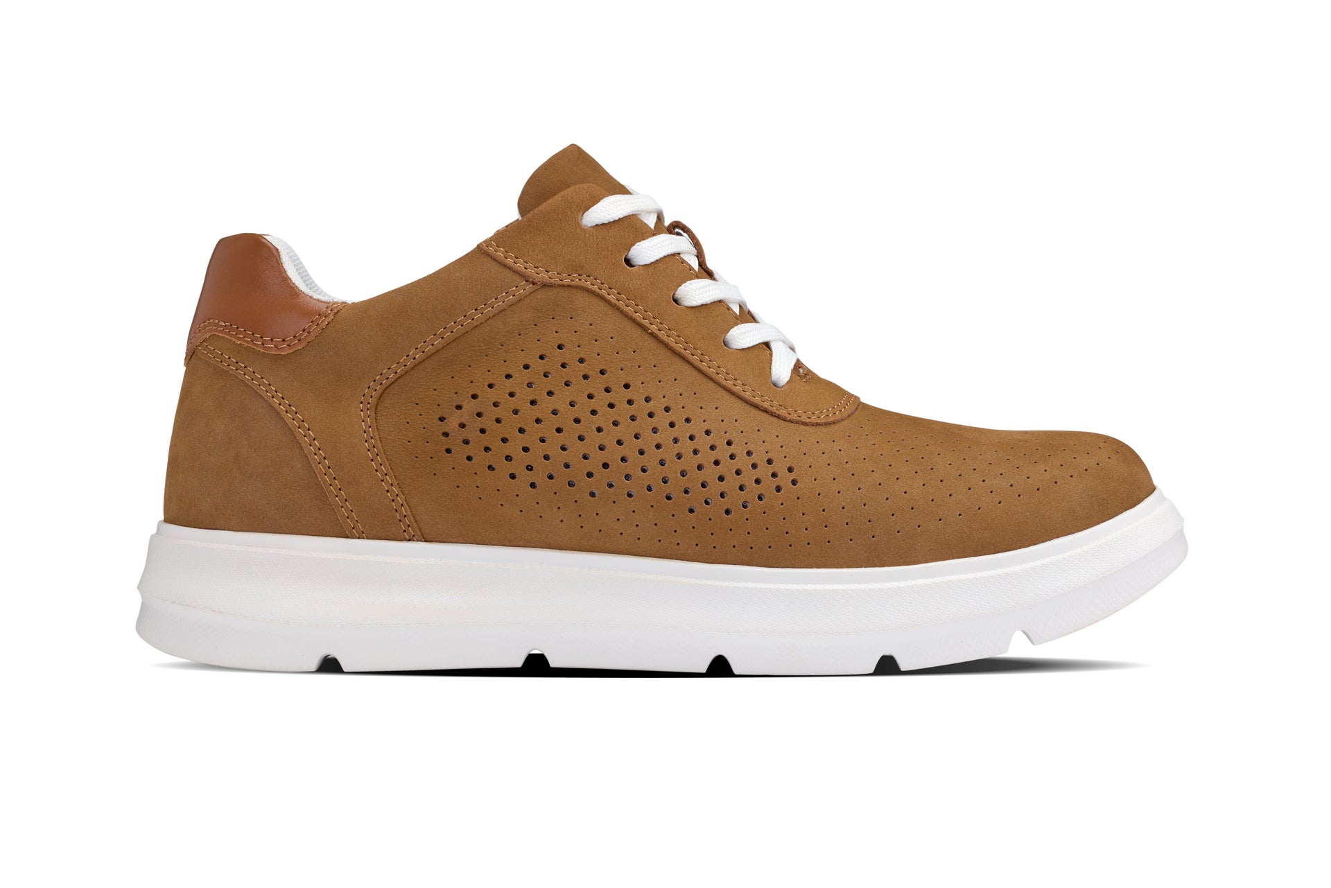 J1583  - 2.6 Inches Taller (Nubuck Brown) - Lightweight Casual Men's Walker Shoes