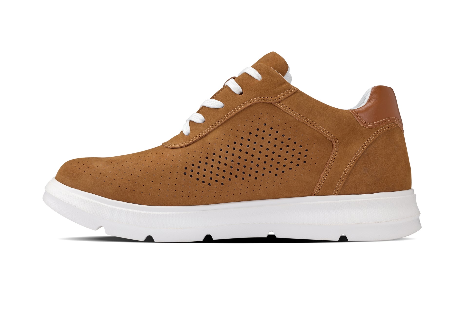 J1583  - 2.6 Inches Taller (Nubuck Brown) - Lightweight Casual Men's Walker Shoes