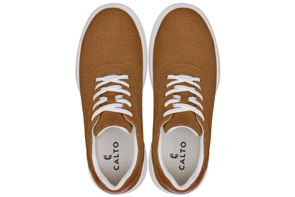 J1583  - 2.6 Inches Taller (Nubuck Brown) - Lightweight Casual Men's Walker Shoes