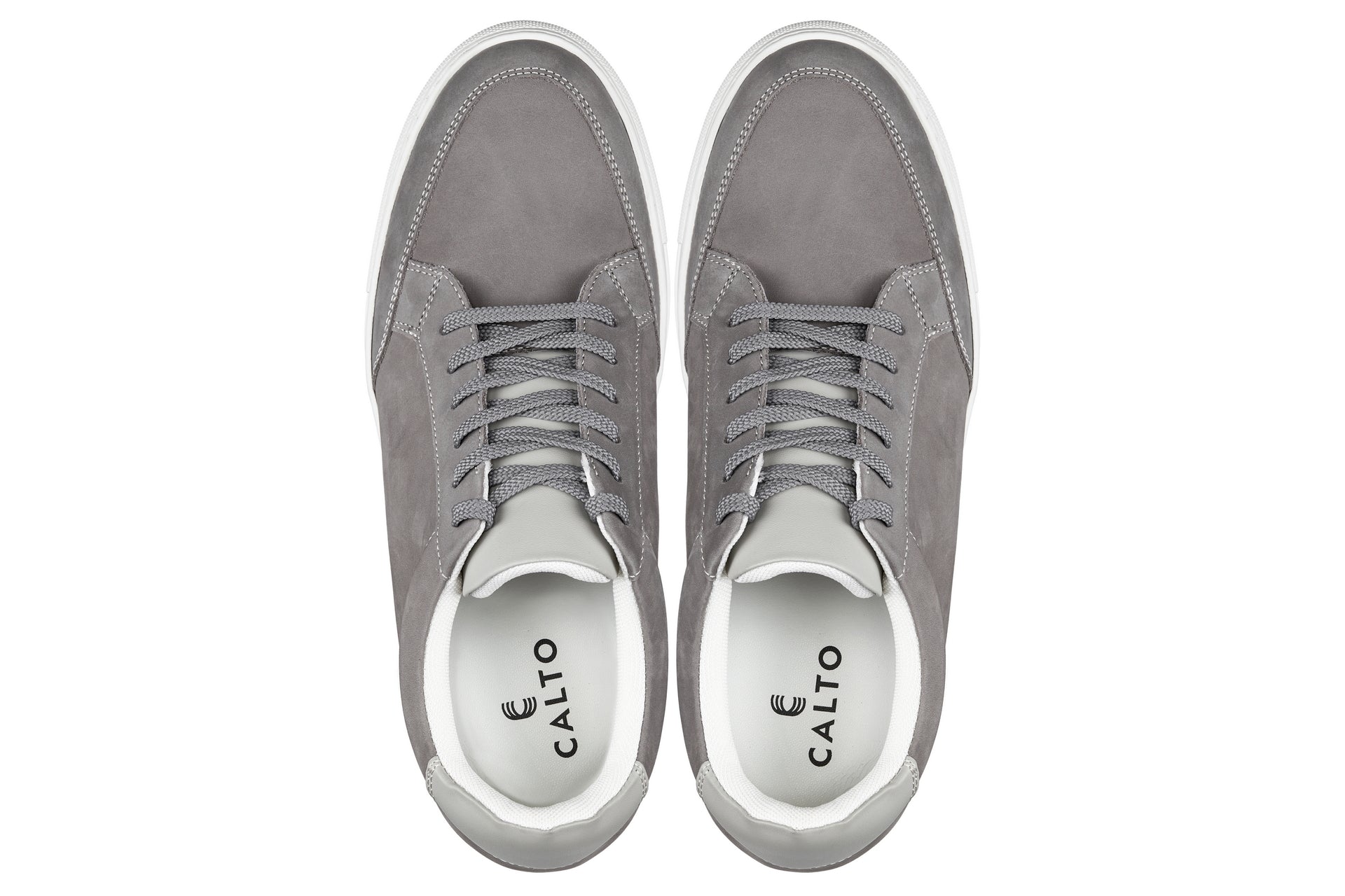 J1855 - 2.6 Inches Taller (Grey) - Men's Sneakers
