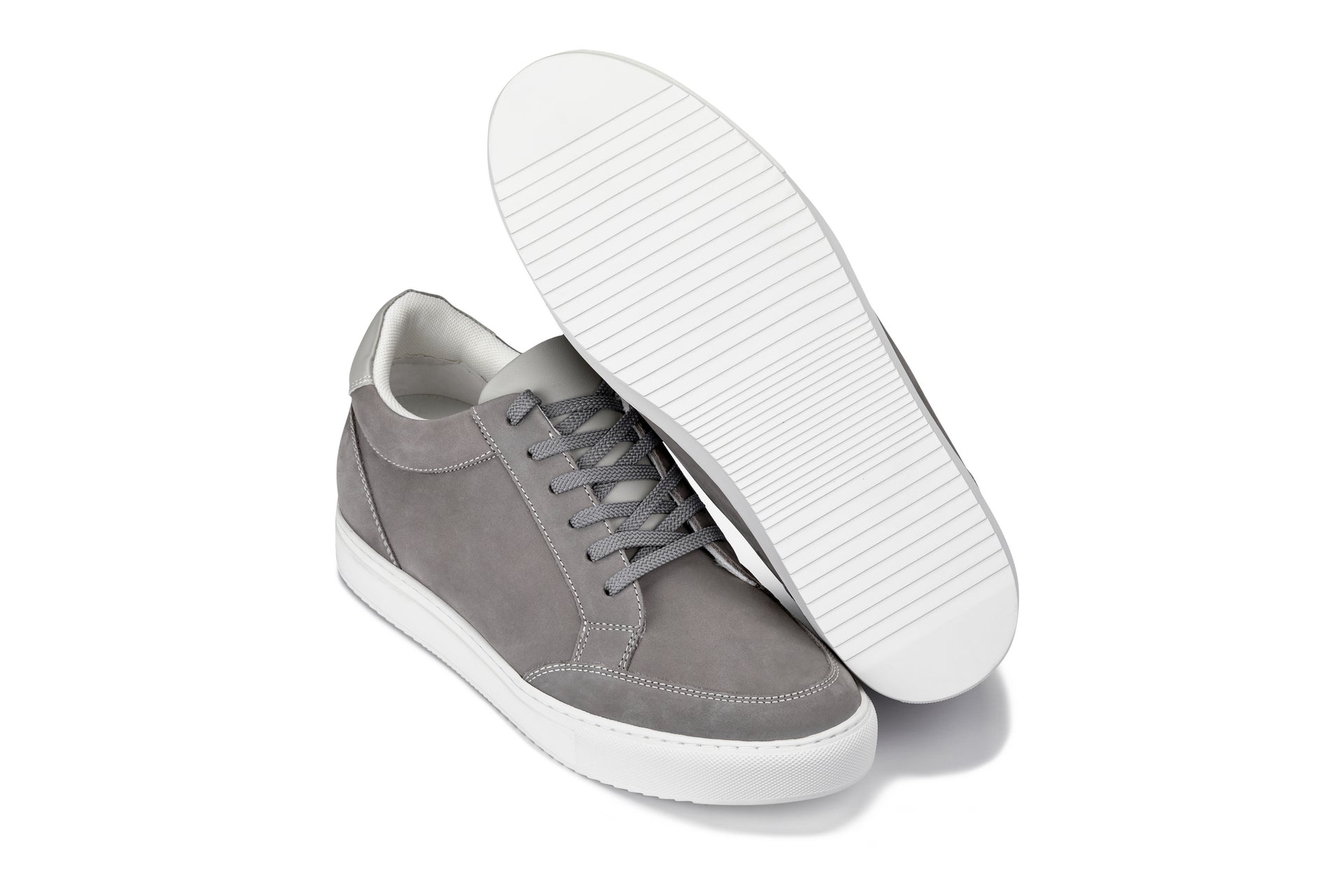J1855 - 2.6 Inches Taller (Grey) - Men's Sneakers