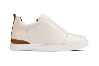 J1933 - 2.6 Inches Taller (Off-White) - Slip-On Men's Snoafers