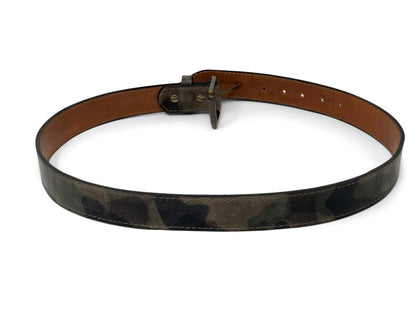 Handmade Leather Belt | Vegetable Tanned Camo |