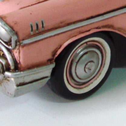 Hand Made Vintage Pink 1957 Chevrolet Bel Air Nomad Die Cast Model Car