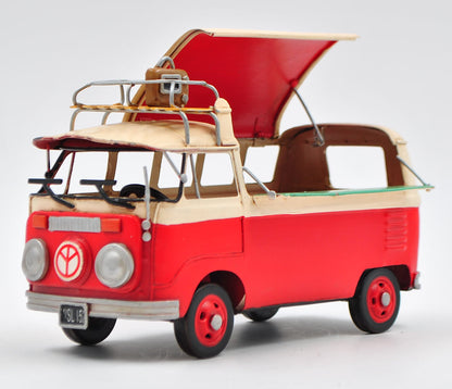 Scale model toy bus for handmade gifts Volkswagen Mini Bus Home Decoration