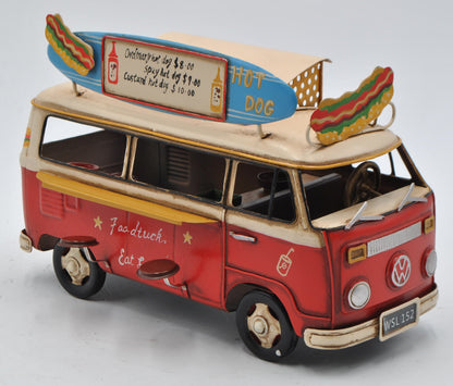 Volkswagen VW Combi Kombie Retro Foof Truck Bus Die Cast Model Car