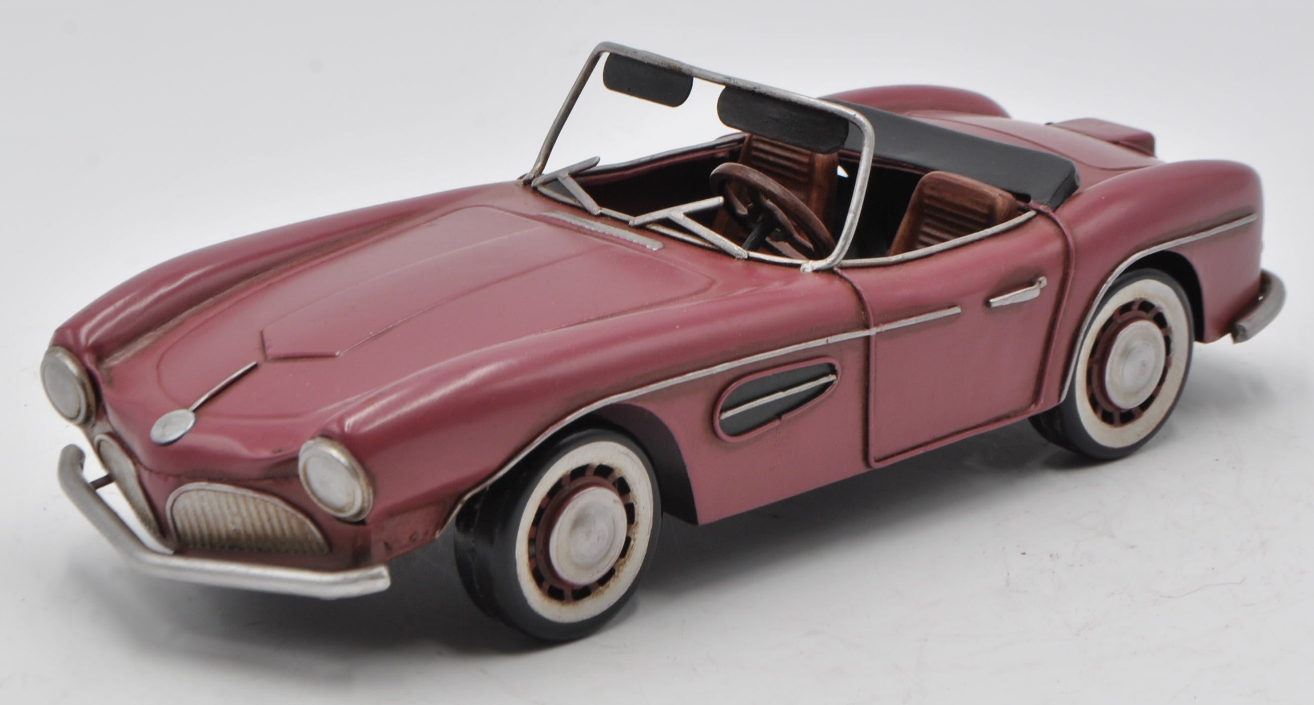 Rare Burago Rose / Brown 1:12 Scale Diecast BMW 507 Model Hot Cast Masterpiece Sale