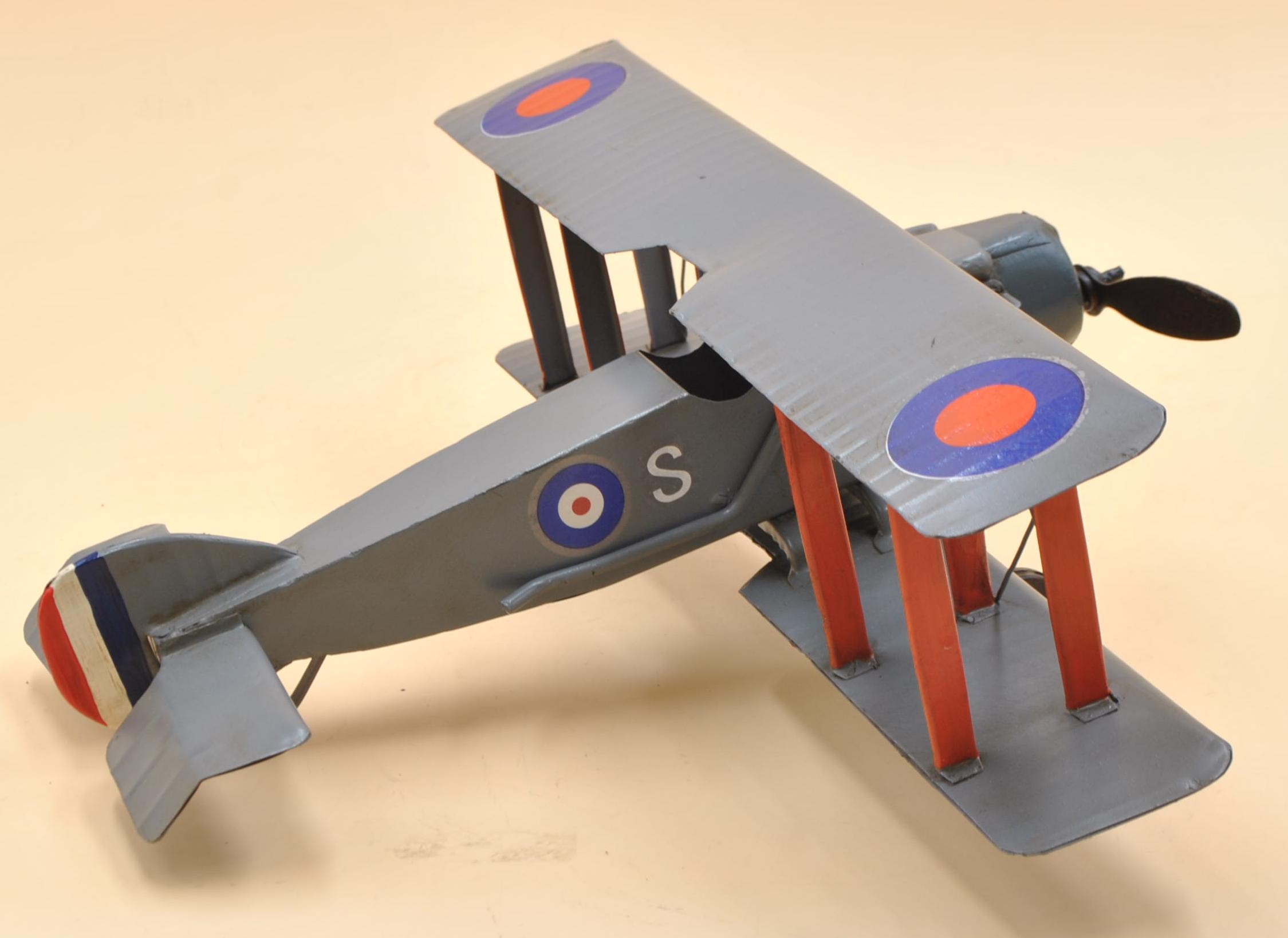 Spitfire Vintage Fighter Plane WW1 WW2 Model Airplane Die Cast