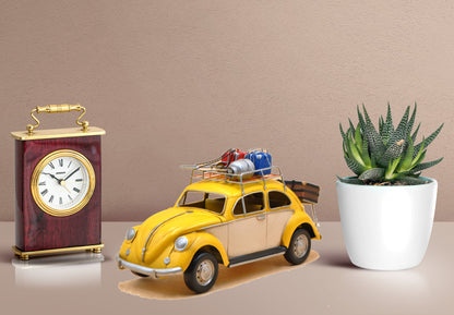 1934 YELLOW VW BEETLE CLASSIC MODEL 1:12-SCALE MODEL CAR HOME OFFICE DECOR DECORATION