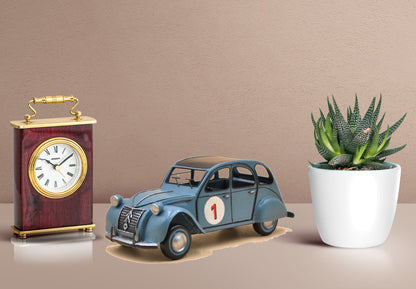 1950 CITROEN 2CV CAR Automobile Number 1 Blue Vintage Artwork Figurine