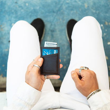 Minimalist Card Holder Wallet - Brown