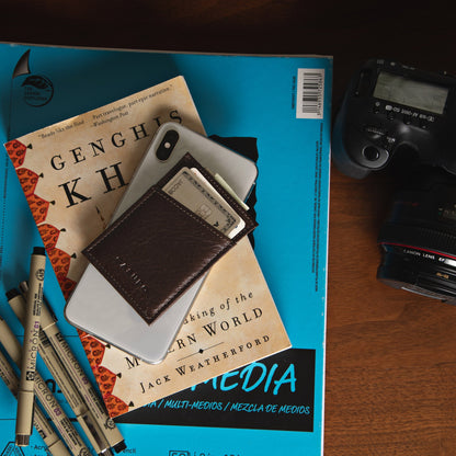 Minimalist Card Holder Wallet - Black