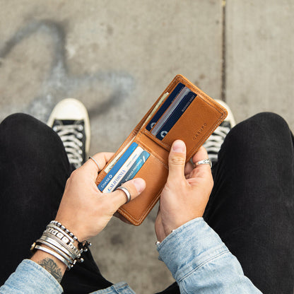Large Billfold Wallet - Natural