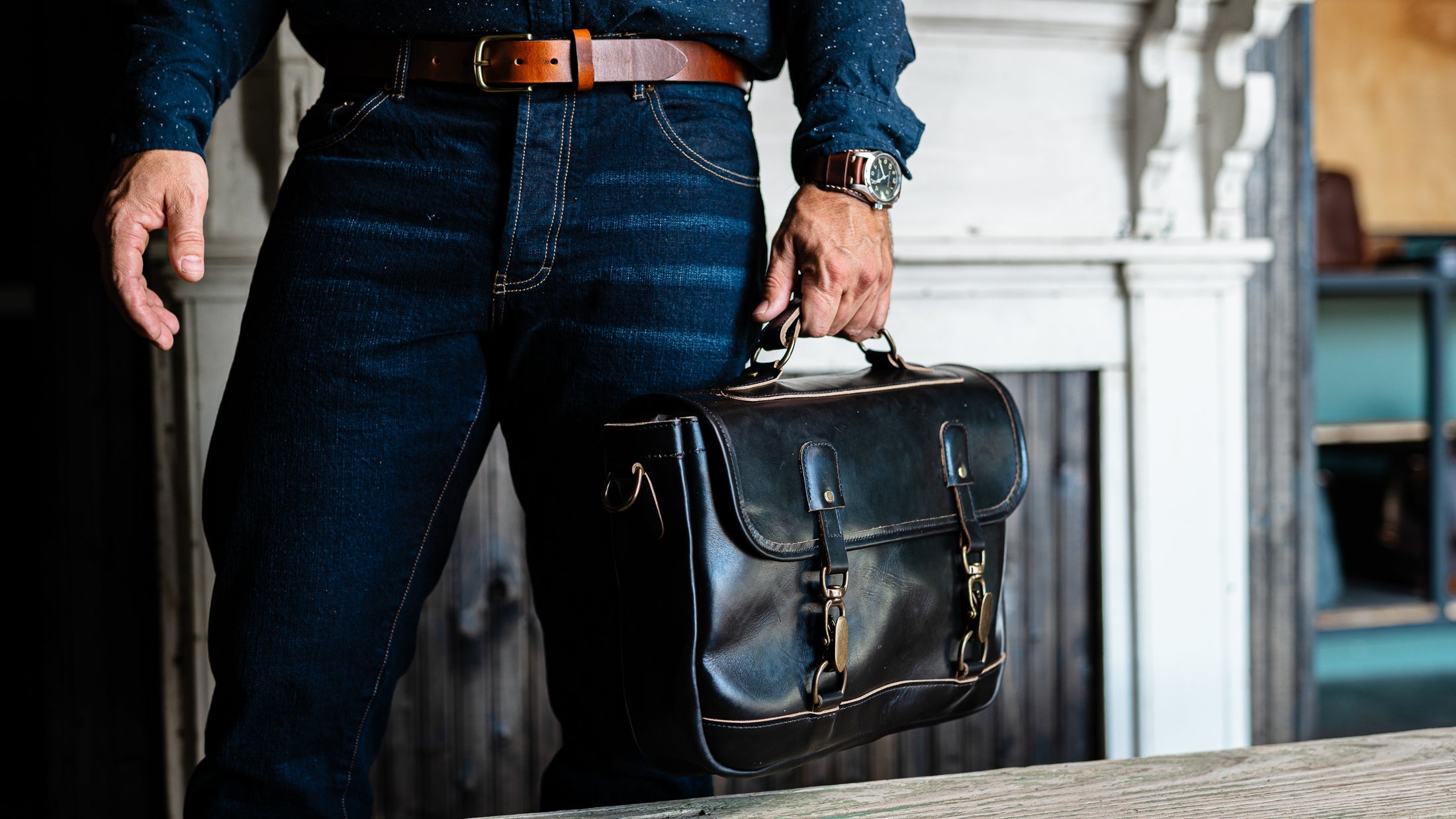 Handmade Leather Belt | Wickett and Craig English Bridle | British Tan