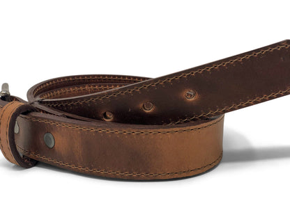 Handmade Leather Belt | Horween English Tan Dublin