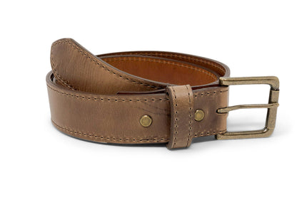 Handmade Leather Belt | Horween Chromexcel | Natural