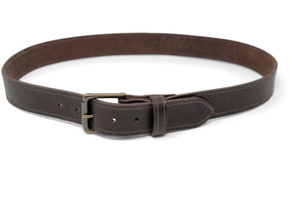 Handmade Leather Belt | Horween Java Waxed Flesh Leather |