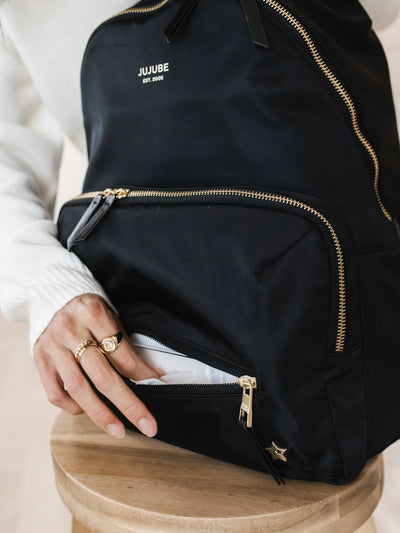 Everyday Backpack Diaper Bag - Black