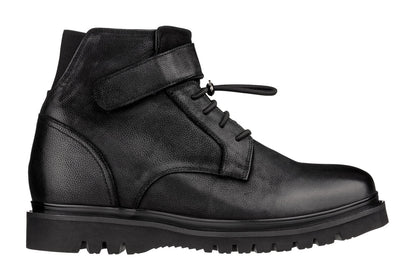 K83114 - 3.2 Inches Taller (Black) - Casual Men's Boots