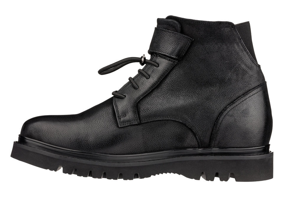 K83114 - 3.2 Inches Taller (Black) - Casual Men's Boots