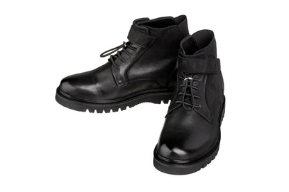 K83114 - 3.2 Inches Taller (Black) - Casual Men's Boots