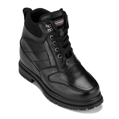 K881805 - Black 5.2" Taller Elevator Men's Boots