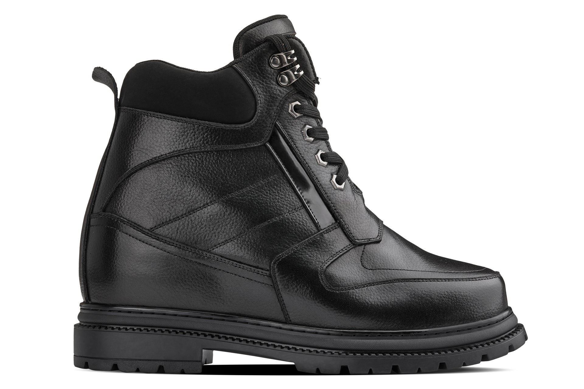 K881805 - Black 5.2" Taller Elevator Men's Boots