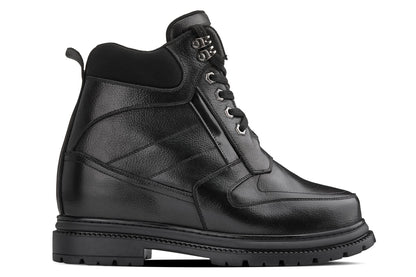 K881805 - Black 5.2" Taller Elevator Men's Boots