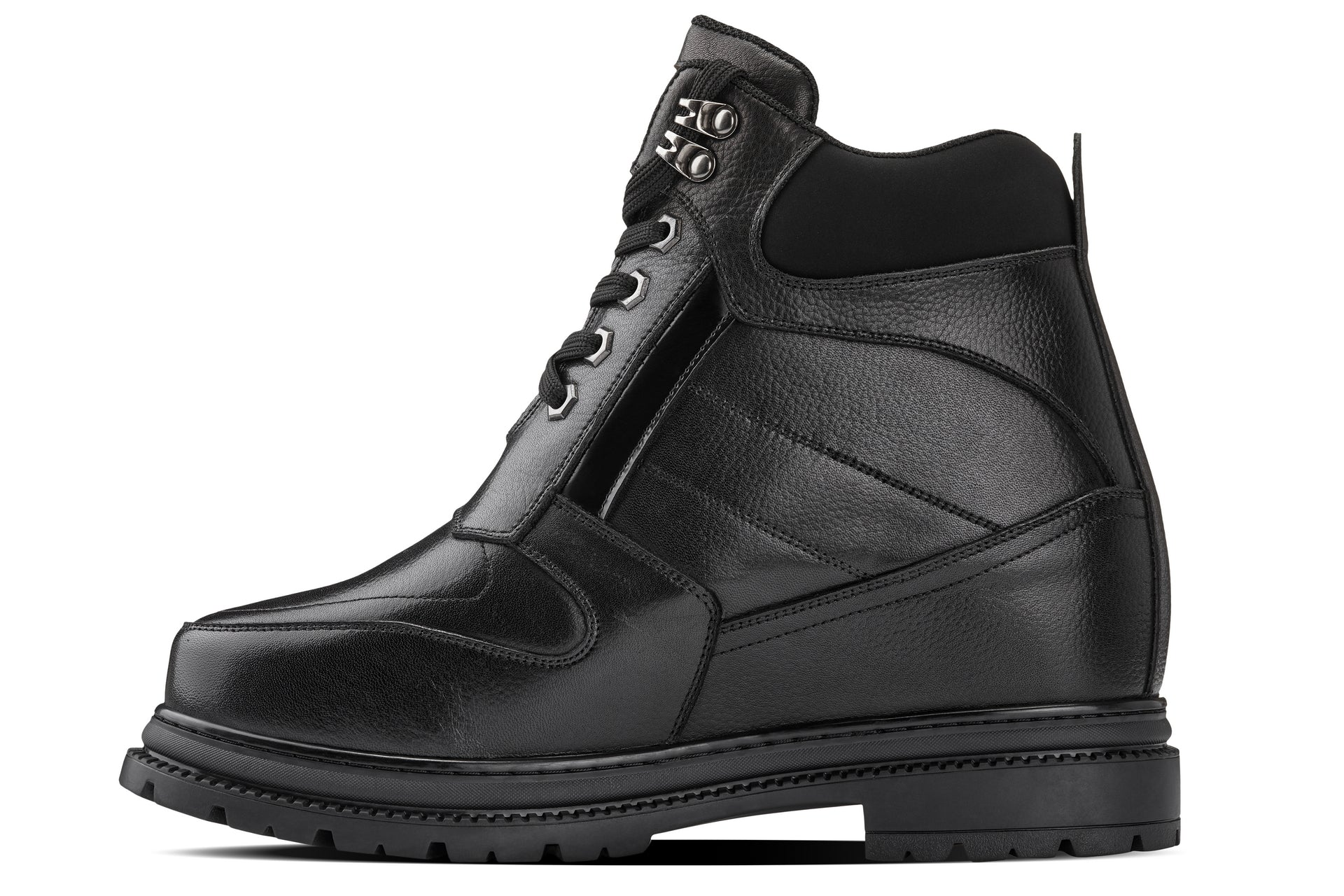 K881805 - Black 5.2" Taller Elevator Men's Boots