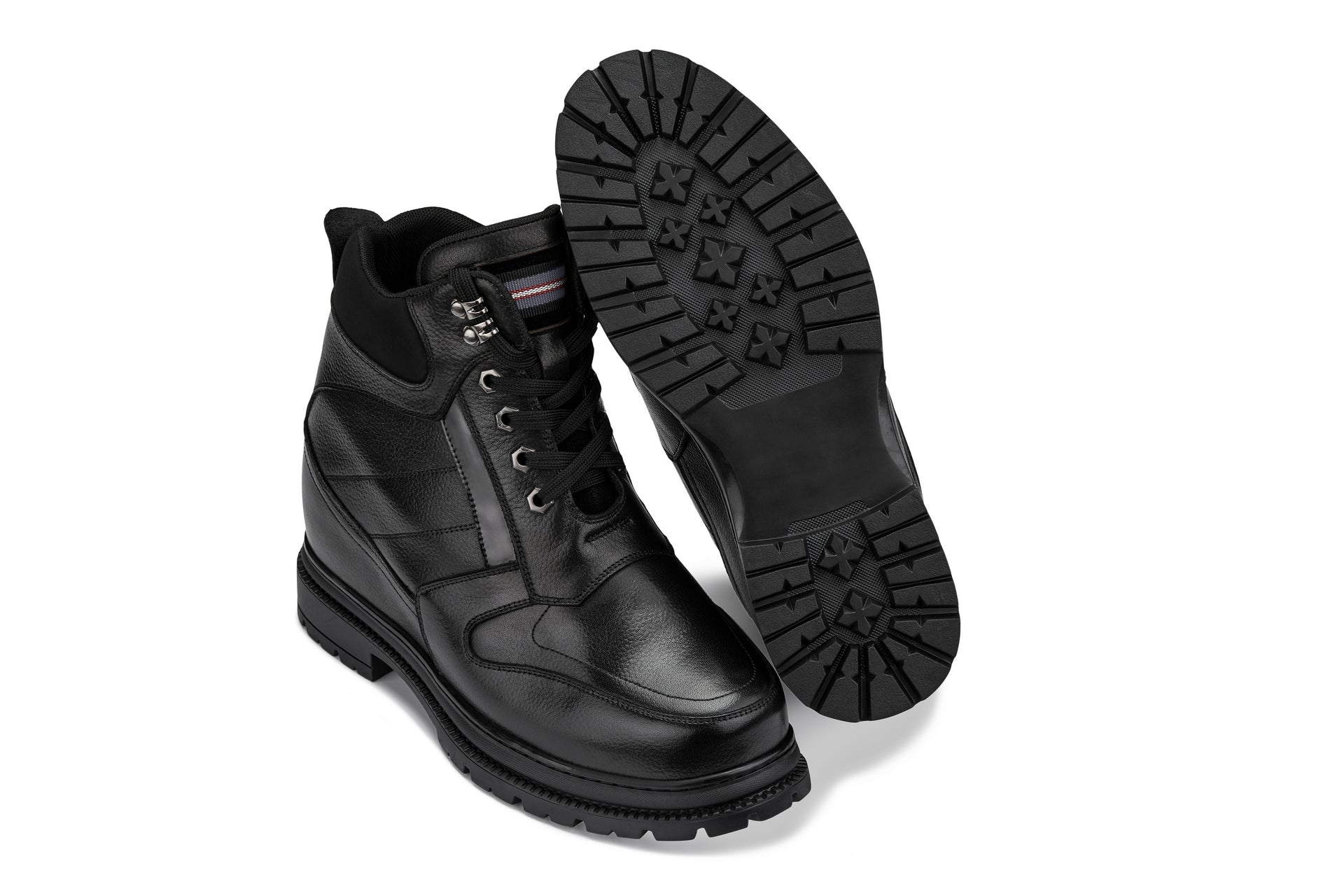 K881805 - Black 5.2" Taller Elevator Men's Boots