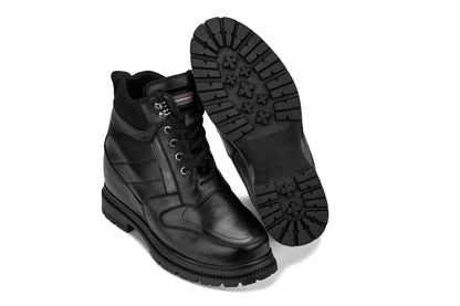 K881805 - Black 5.2" Taller Elevator Men's Boots