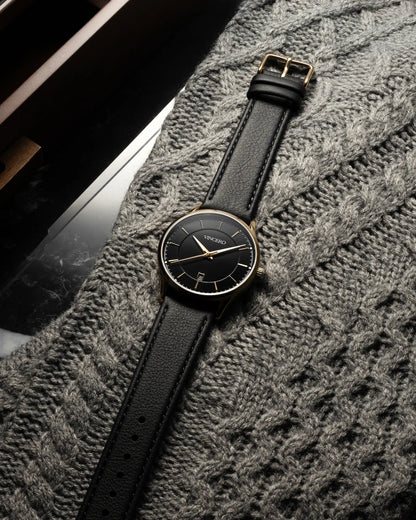 The Kairos Men's Watch II - Gold Onyx
