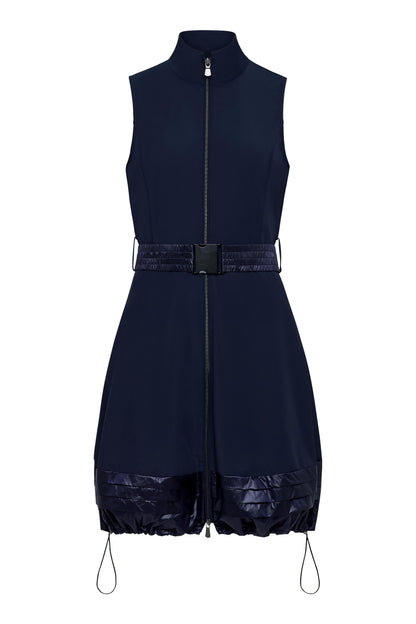Katana Performance Belted Sleeveless Dress