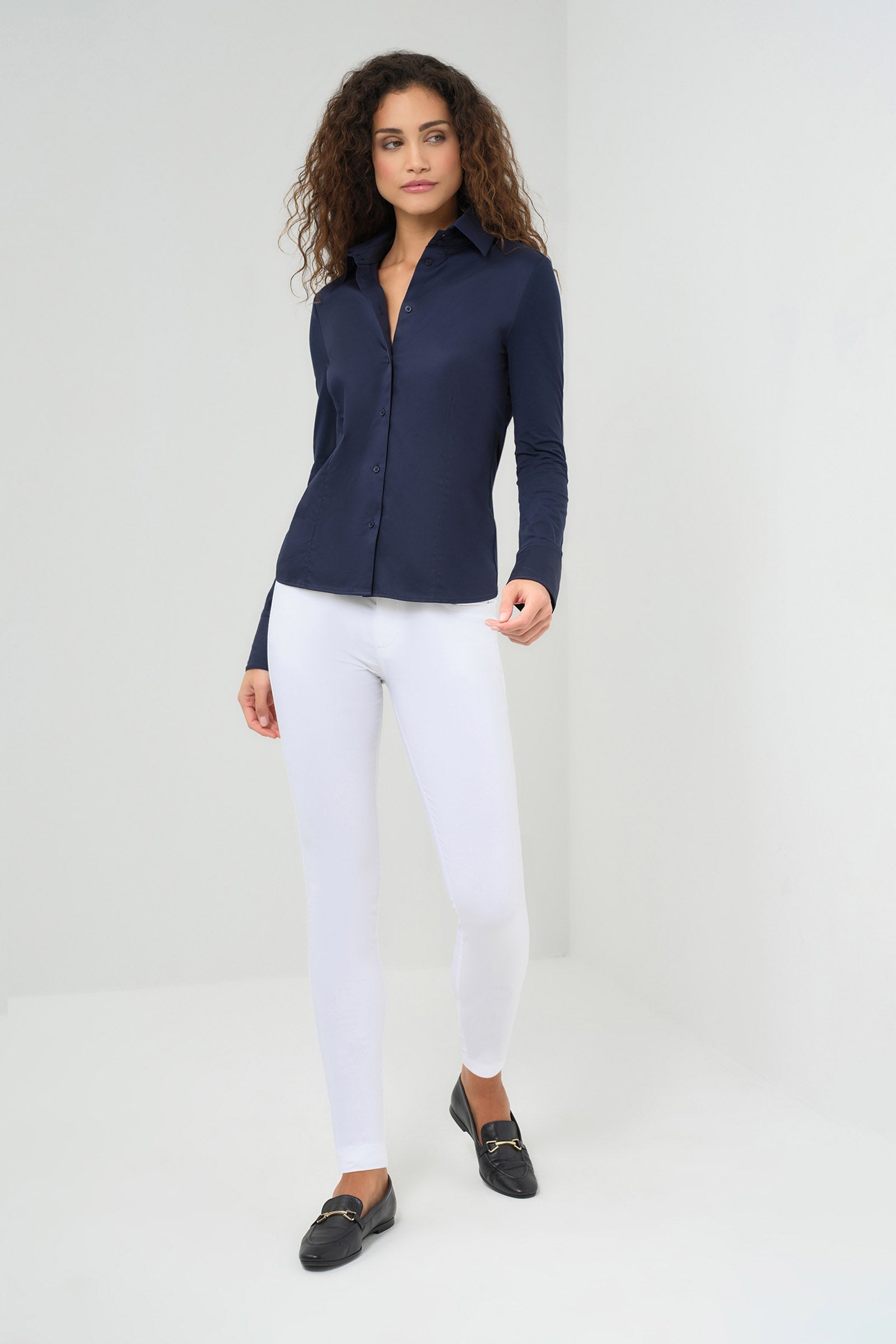Alida Button Down Poplin Shirt