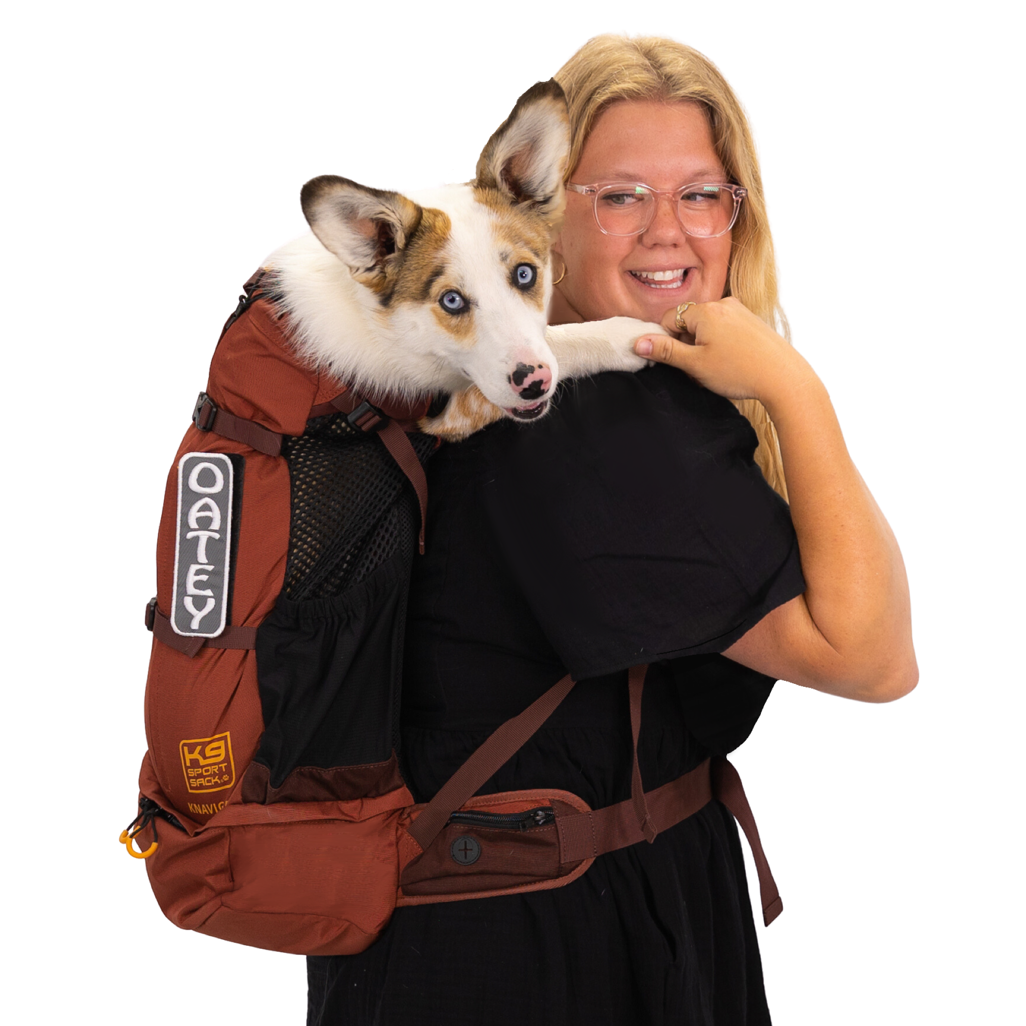 Knavigate | Advanced Dog Carrier with Internal Frame & Hip Belt