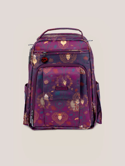 Disney Villains Be Right Back Diaper Bag Backpack — Dark Purple