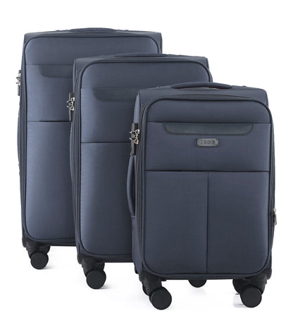 IZOD Liam Soft Shell 3 Piece Luggage Set with Combo Lock