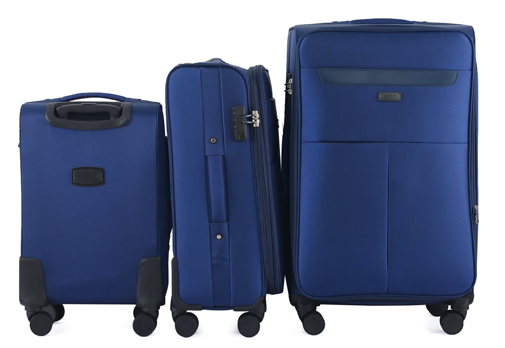 IZOD Liam Soft Shell 3 Piece Luggage Set with Combo Lock