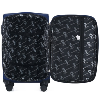Liam Soft Shell Expandable 3 Piece Spinner Luggage Set with Lock