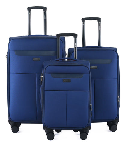 IZOD Liam Soft Shell 3 Piece Luggage Set with Combo Lock