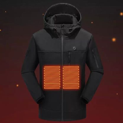 LITEGUEST Softshell 10-Zone Heated Jacket Waterproof for Winter