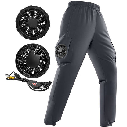 LITEGUEST Smart Air-Conditioned Fan Cooling Pants – USB Dual Fans