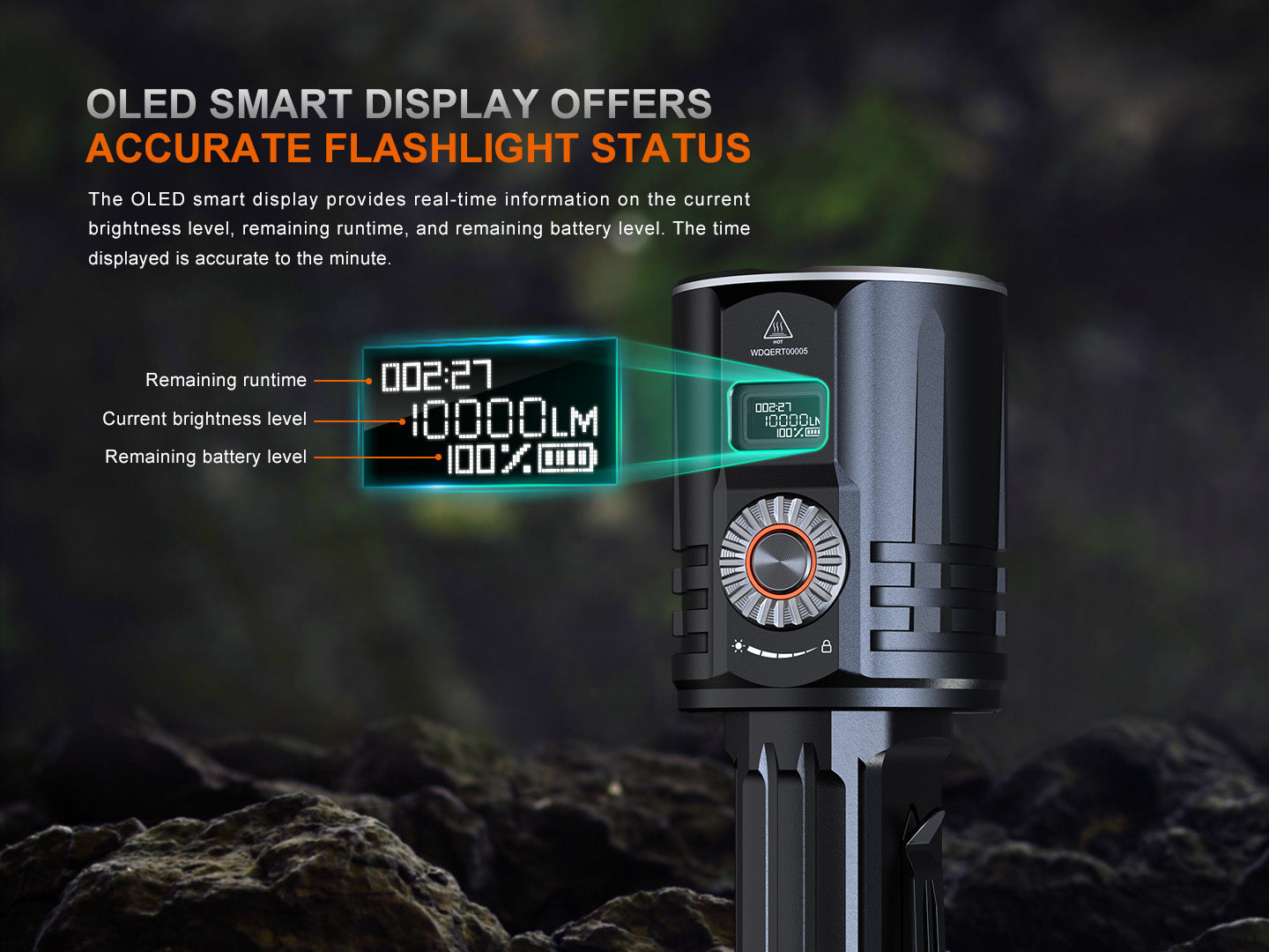 Fenix LR36R White Laser Searching Flashlight