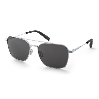 The Langley Sunglasses - Silver Smoke