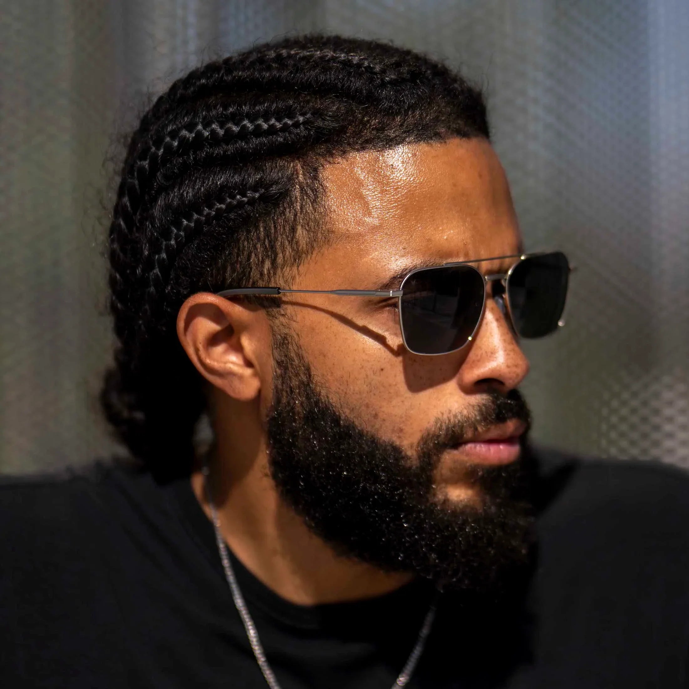 The Langley Sunglasses - Silver Smoke