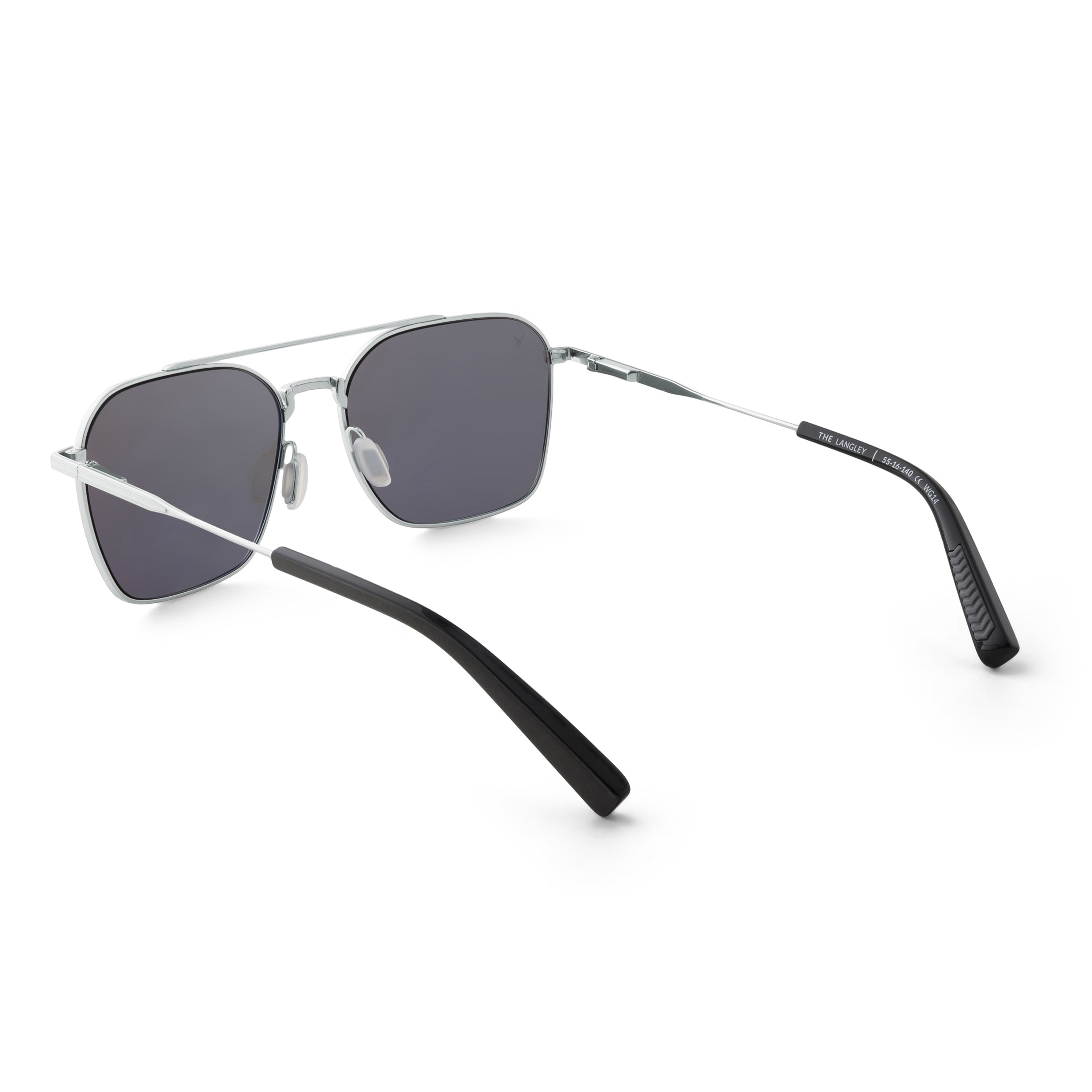 The Langley Sunglasses - Silver Smoke