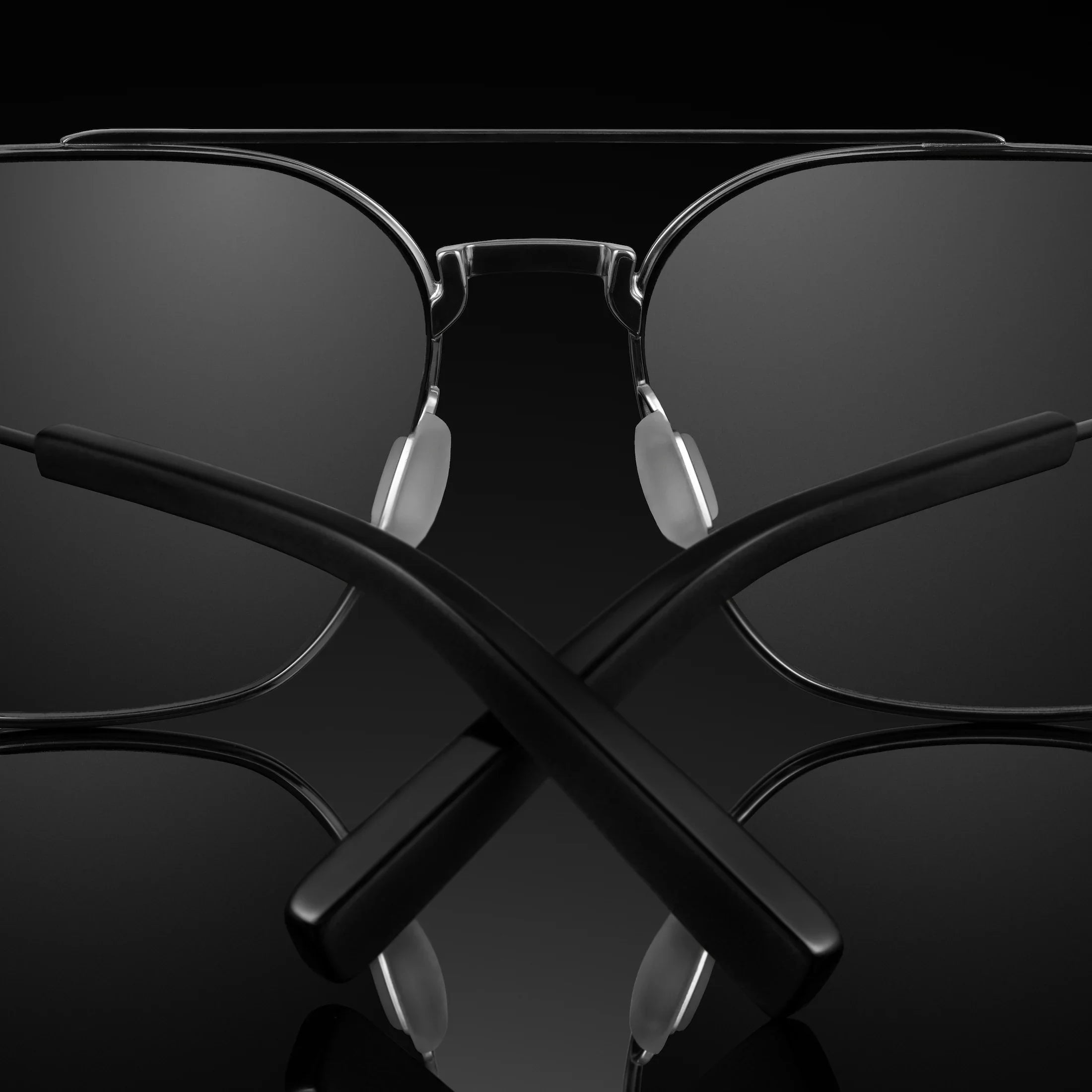 The Langley Sunglasses - Silver Smoke